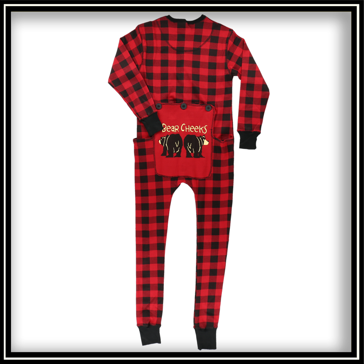 Shop Evergreen Plaid Adult Onesie Flapjack By Hobby Hill Farm