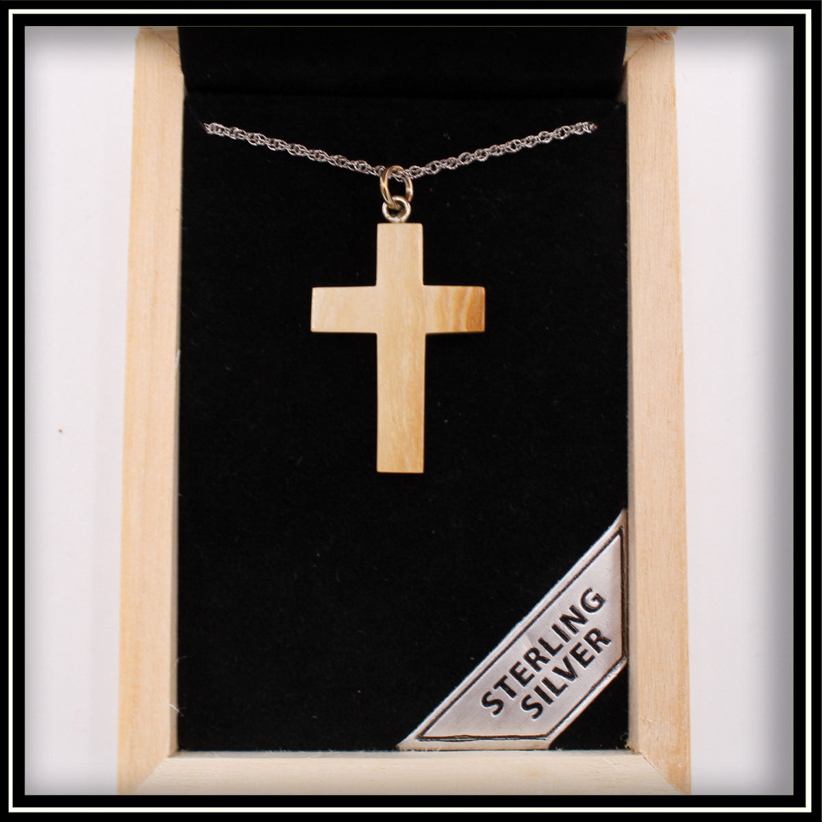 Mammoth Ivory Cross Necklace - 25mm – Alaska Best Shopping